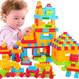 Best Buy 100 Pcs Building Blocks |Creative Learning Educational Toy For Kids-18