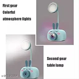 akr Camera Style Piggy Lamp With Sharpener Mobile stand Multicolour Night lamp Table Lamp image 2