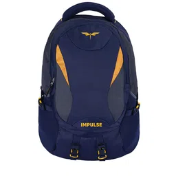 Impulse Brand Logo Printed Large Backpack with Compression Straps-21