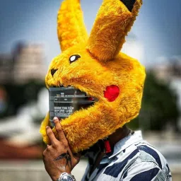 Pikachu Helmet Cover for Riders | Motorcycle Bunny Helmet Cover - Yellow Helmet Buckle Clip-image-14