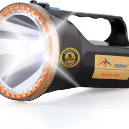 30 W Torch Light High Power Long Distance Long Range,4800 mAh / 6-12 Hours High Battery Back up Waterproof Rechargeable Led Torch Ultra Bright Kisan Torch Search Light Torch-16