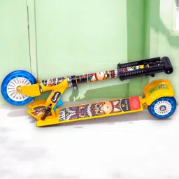speedfox scooter with adjustable height, foldable handle comfortable grip for boys&girls image 5