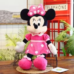 Cartoon Minnie Mouse Soft Toy Character for Kids - 42 cm (Pink)- 45 cm-22