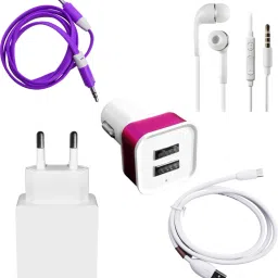 Wall Charger Accessory Combo for Intex Cloud 4G Star-image-13