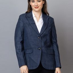 Women Solid Single Breasted Formal Blazer-image-30