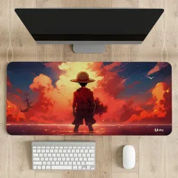 UNITY One Piece Monkey Desk Mat Water-Resistant Gaming Mouse Mat For Home & Office Mousepad-10