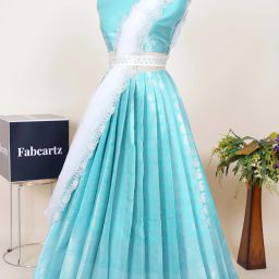 Self Design Semi Stitched Lehenga Choli-image-5