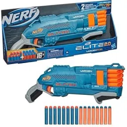 Elite 2.0 Warden Db-8 Blaster, 16 Darts, Blast 2 Darts At Once, Tactical Rail-19
