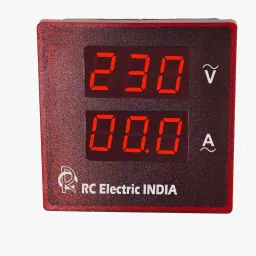 72mm digital panel meter Volt+Amp AC voltage Voltmeter-18
