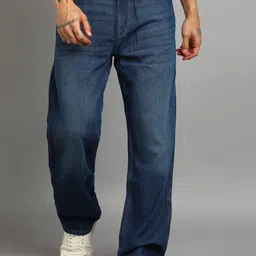 flying machine Men Relaxed Fit Mid Rise Blue Jeans-picture-43