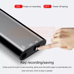 FREDI HD PLUS Spy HD Micro Digital Voice Recorder Device, Small Size, Portable, in Built Mic 8 GB Voice Recorder image 3