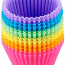 SILLICON CUP CAKE SET 12 PCS Cupcake Maker-15