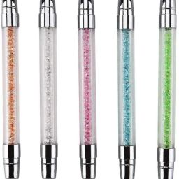 5 pcs Silicone Nail Art Pens Nail Carving Pen Nail Art Carving Drawing Brushes Gel Nail Art Carving Pen I Nail Art Pen I Silicon Nail Art Pen I Glitter Gel Pen-15