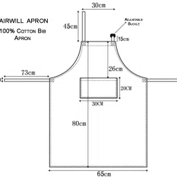 airwill Cotton Home Use Apron - Free Size image 3