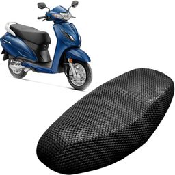 lakshmina enterprises 105EEEE 3D Free Size Bike/Scooty Seat Cover Very Soft Net Mesh Fabric and Smooth Single Bike Seat Cover For Honda Activa 125-picture-28