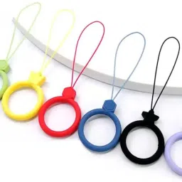 Auxmir Different shape Silicone Finger Ring Lanyard Holder for Mobile Strap-42