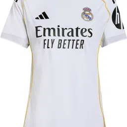adidas Women Printed Round Neck Polyester White T-Shirt-picture-43