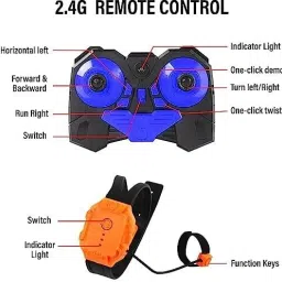 fizz Hand Gesture Sensor RC Stunt Car Double Sided Rotating Remote Control Car _A15 image 5