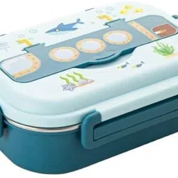 Stainless Steel Kids Insulated Lunch Box with Fancy Spoon 1000 ML for Kids 1 Containers Lunch Box-12