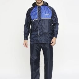 Colorblock Men Raincoat-image-41
