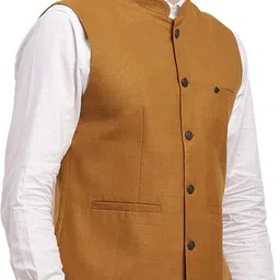 turtle Solid Men Waistcoat-picture-6