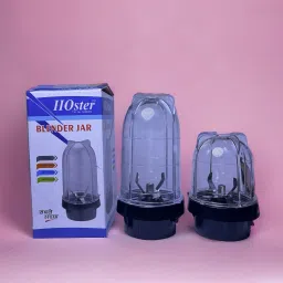 Bullet Jar Set of 2 Jar for Mixer Grinder Models (530ml & 350ml) Mixer Juicer Jar-picture-3