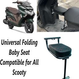 ST-9-Universal Red Folding Baby Seat Compatible for Burgman Single Bike Seat Cover For Honda, Hero, TVS, Suzuki Access 125, Access, Activa, Activa 3G, Activa 4G, Activa 5G, Activa 6G, Jupiter, Burgman-15