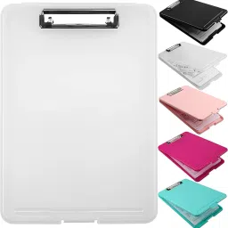 4 Clip Pad Folder Paper Storage Box-42