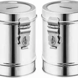2Round shape silver plated gullak 735319111 Coin Bank-image-10