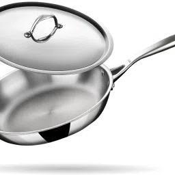 Artisan Triply Stainless Steel Fry Pan 22 cm diameter with Lid 1.3 L capacity-picture-18