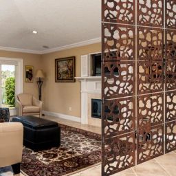 random Brown Engineered Wood Set of 12 Hanging Room Divider by Halos-picture-9