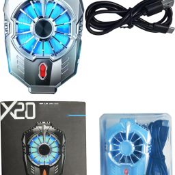 INSTRA Liquid Cooling Fan X20 Smart Phone Back Clip Semiconductor Cooling Fan 1 Fan Ergonomic Cooling Pad with Adjustable Height-image-66