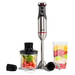 AGARO Royal 1500 Watt 20 Adjustable Speed Control Hand Blender & Chopper with 3 Attachments (Speed Regulator Dial, Silver)-image-3