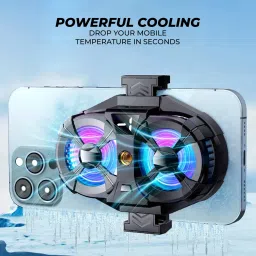 WRADER SL07 Mobile Cooler Fan for Gaming for Game Long Filming Cooling Pad image 2