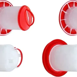 all birds' chicks drinker 1.5 ltr 2and feeder 1.5 Ltr 2=4 pcs Common Bird Feeder-image-38