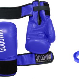 BLUE COLOUR 10oz BOXING GLOVES WITH BLUE COLOUR MOUTH GUARD Boxing Gloves-image-61
