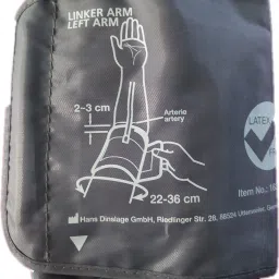 Linker Blood Pressure Cuff Machine Single Tube Compatible with All Digital BP Machines Bp Monitor Cuff-75