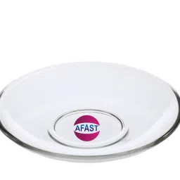 1st Time Combo Of 2 Beer Glass And 1 Snack Plate, Transparent, Glass, Pack Of 3 -A18 Glass Tray Set-image-74