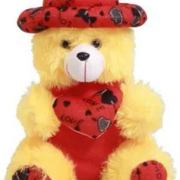 Very Stylish Plush and Adorable Soft Stuffed Cap Teddy For Kids-STY - 30 cm-image-35