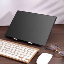 MZ S252 (LAPTOP STAND) Multi Size Adjustable Folding Stand Anti-Skid Silicon Design Laptop Stand image 4