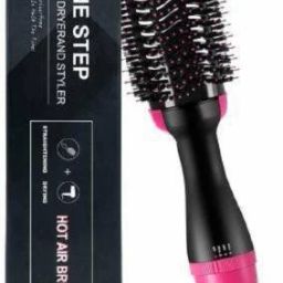 Varnee One Step Hair Dryer and Volumizer, Hot Air Brush, 3 in1 Styling Brush Styler, Negative Ion Hair Straightener Curler Brush for All Hairstyle , Black Hair Straightener-9