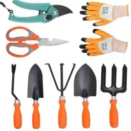 Gardening tool set heavy flower cutter ,orange gloves,scisoor,garden tool kit Garden Tool Kit-image-65