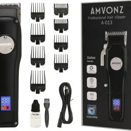 AMVONZ A-013 Professional Hair Clipper For Salon Trimmer 200 min Runtime 8 Length Settings-9