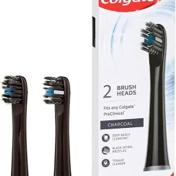 Colgate Charcoal Battery Powered Toothbrush head Refills - 2 Pc Electric Toothbrush-image-20