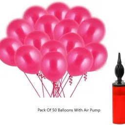 Metallic Pink Balloon With Inflate Air Pump For Balloon Pump-image-75