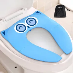 Portable Baby Toilet Seat Foldable Western Kids Potty Trainer Cover Potty Seat-image-25