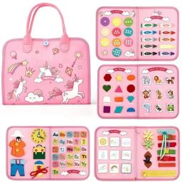 Educational Busy Book for Toddlers, Unicorn Theme-23