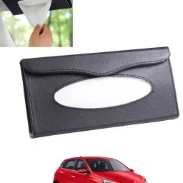 Universal Leatherite Rectangle Black Tissue Box For Car/office/Home-145 Vehicle Tissue Dispenser-image-26