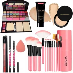 makeup kit Tya,joggar,loosepowder,puff,foundation,fixer-21