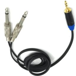Dual Mono 6.35 mm P38 Male to 3.5 mm Stereo Aux Male for Guitar, Sound Mixers, Other Professional Audio Equipment-27